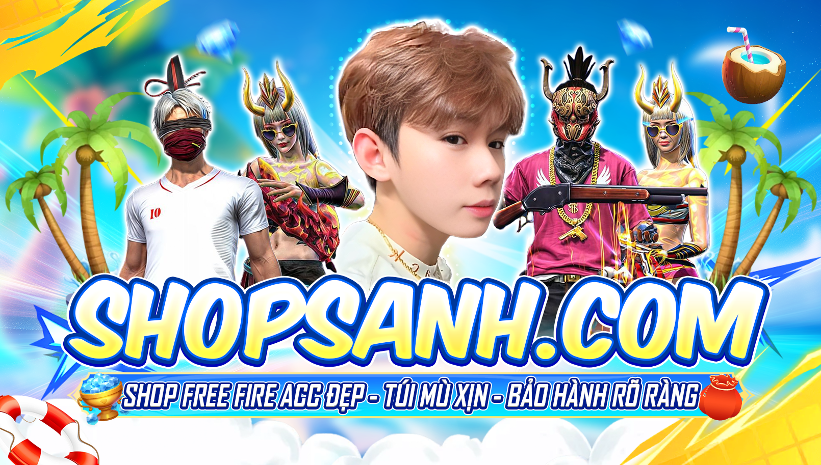 Shopsanh.com – Đẳng Cấp Sở Hữu Tài Khoản Free Fire Từ Sành Team.